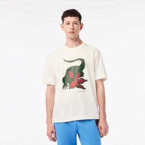 Lacoste x Netflix organic cotton Tee from Stranger Things